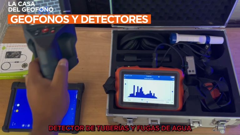Geófono Eficaz para Detección de Fugas en Tramos Bajo Solera